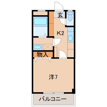 アベニュー屋形の物件間取画像